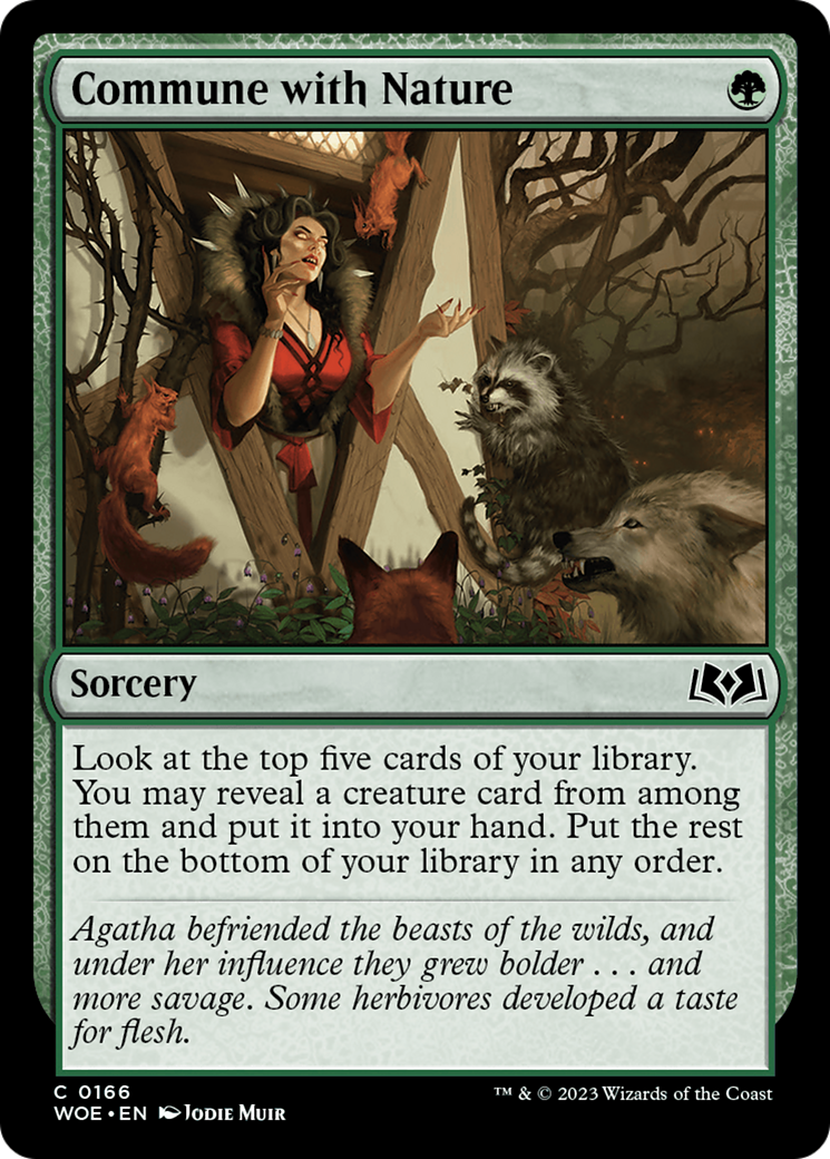 Commune with Nature [Wilds of Eldraine] | Play N Trade Winnipeg