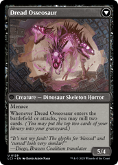 Visage of Dread // Dread Osseosaur [The Lost Caverns of Ixalan] | Play N Trade Winnipeg