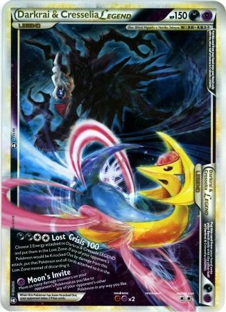 Darkrai & Cresselia LEGEND (99/102) (Jumbo Card) [HeartGold & SoulSilver: Triumphant] | Play N Trade Winnipeg