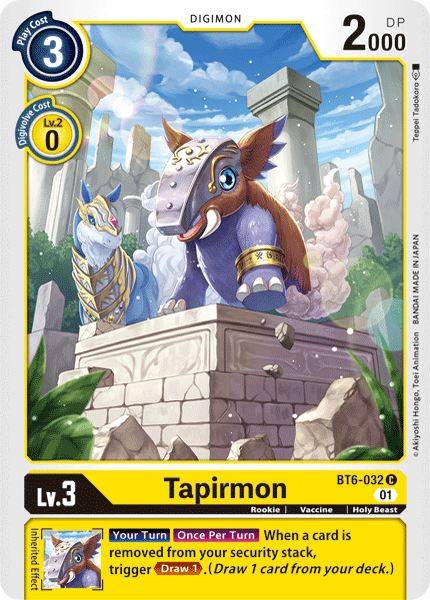 Tapirmon [BT6-032] [Double Diamond] | Play N Trade Winnipeg