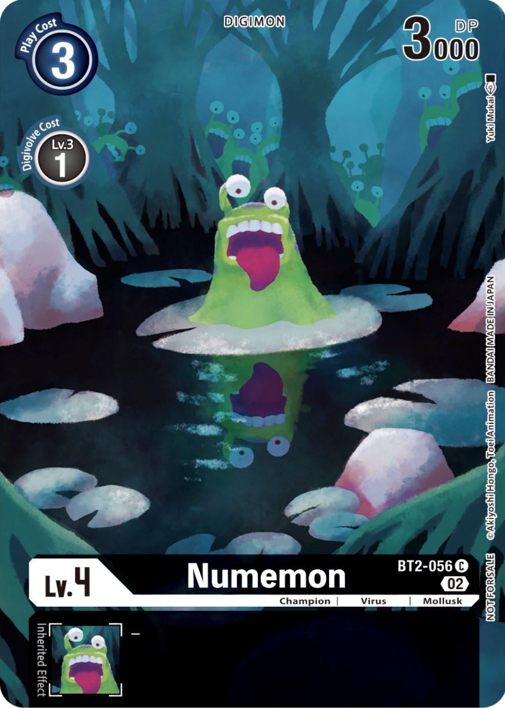 Numemon [BT2-056] (Digimon Illustration Competition Promotion Pack) [Release Special Booster Promos] | Play N Trade Winnipeg