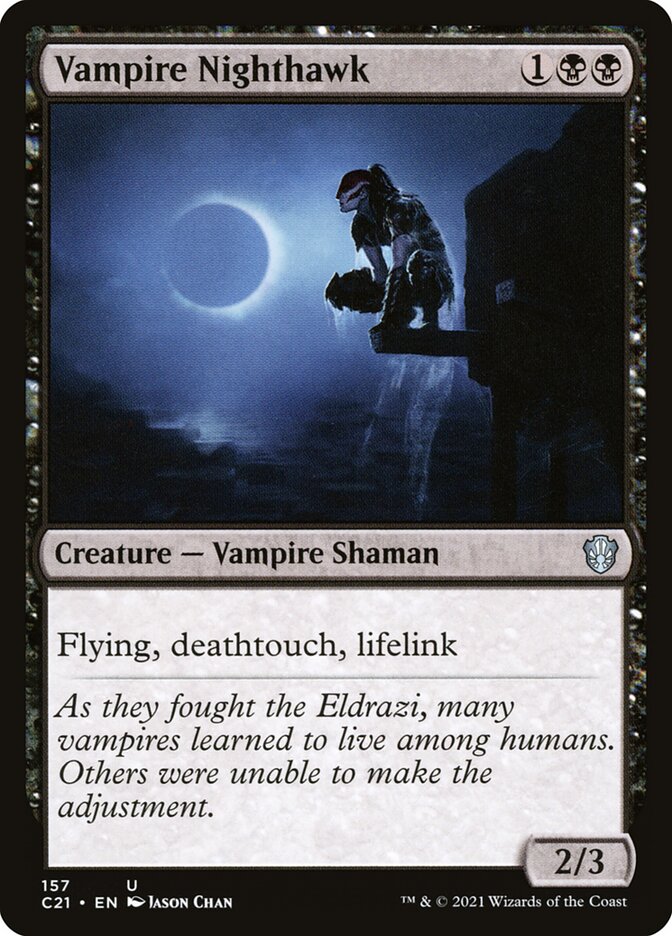 Vampire Nighthawk [Commander 2021] | Play N Trade Winnipeg