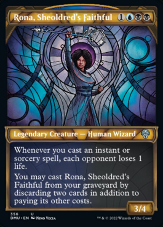 Rona, Sheoldred's Faithful (Showcase Textured) [Dominaria United] | Play N Trade Winnipeg