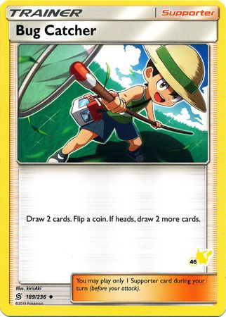 Bug Catcher (189/236) (Pikachu Stamp #46) [Battle Academy 2020] | Play N Trade Winnipeg