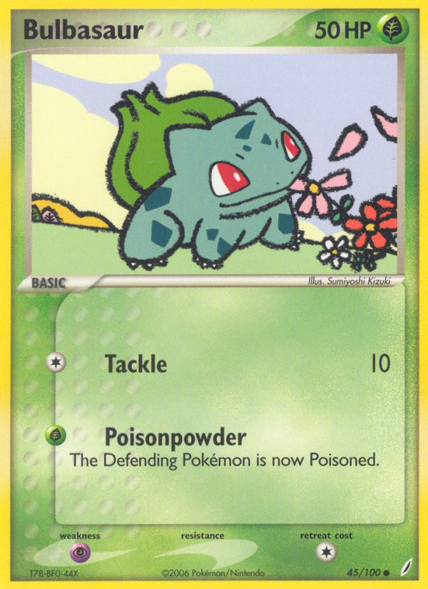 Bulbasaur (45/100) [EX: Crystal Guardians] | Play N Trade Winnipeg