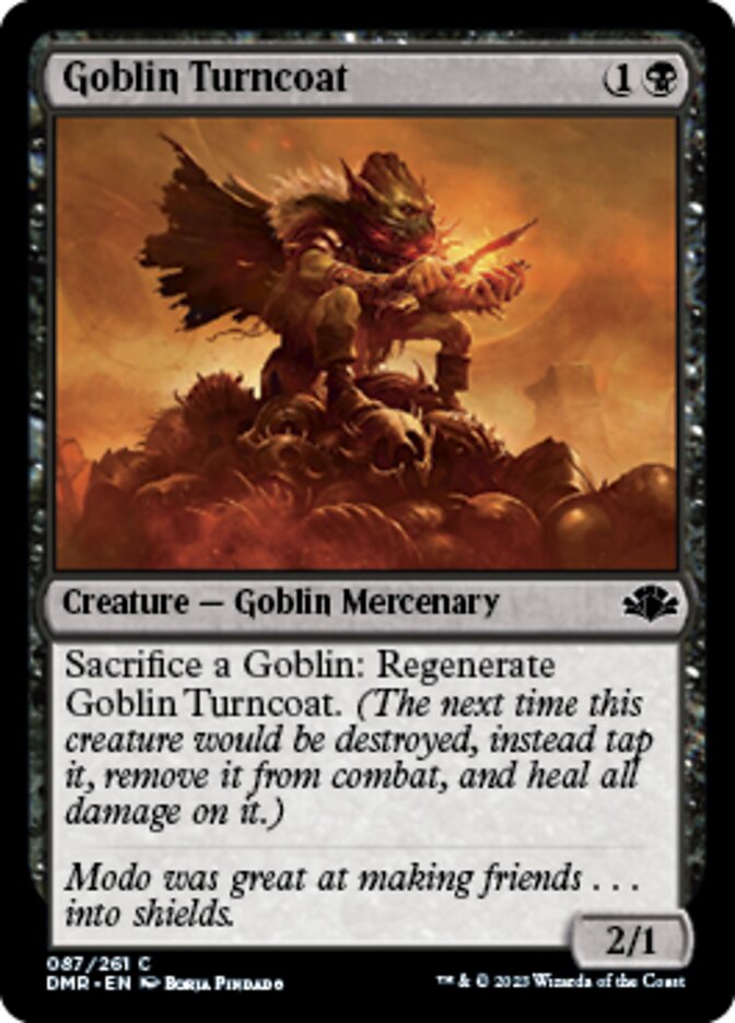 Goblin Turncoat [Dominaria Remastered] | Play N Trade Winnipeg