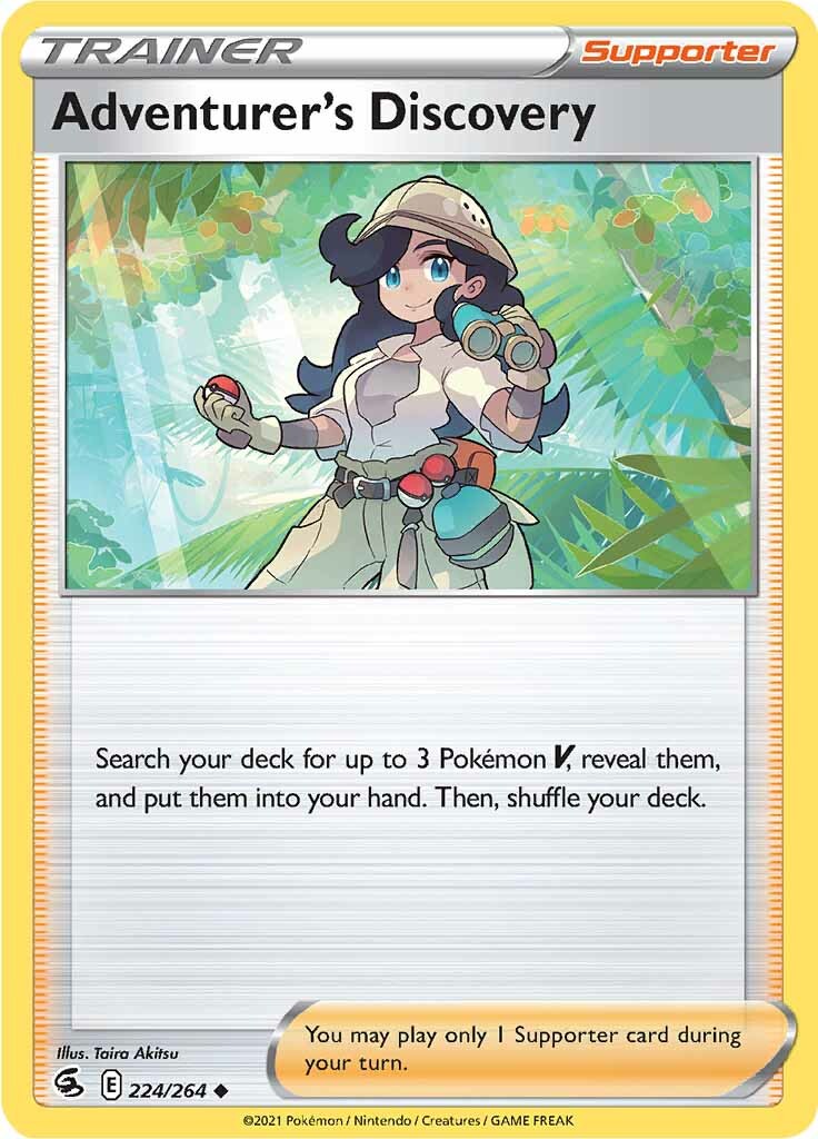 Adventurer's Discovery (224/264) [Sword & Shield: Fusion Strike] | Play N Trade Winnipeg