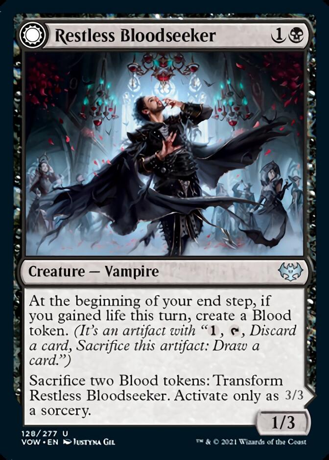 Restless Bloodseeker // Bloodsoaked Reveler [Innistrad: Crimson Vow] | Play N Trade Winnipeg