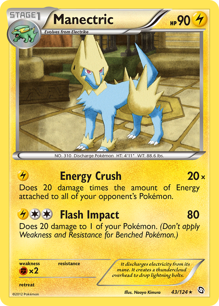 Manectric (43/124) [Black & White: Dragons Exalted] | Play N Trade Winnipeg