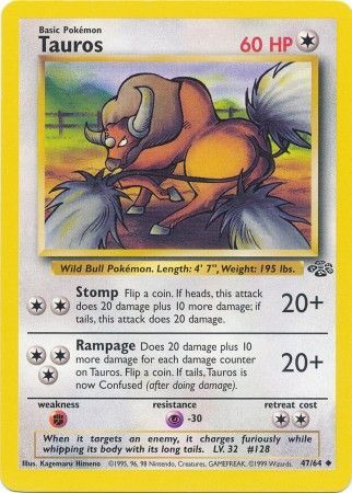 Tauros (47/64) [Jungle Unlimited] | Play N Trade Winnipeg