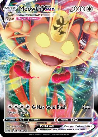 Meowth VMAX (SWSH005) [Sword & Shield: Black Star Promos] | Play N Trade Winnipeg