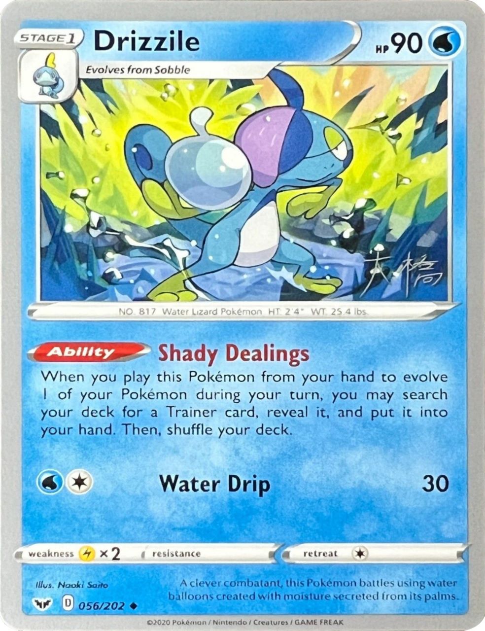 Drizzile (056/202) (Ice Rider Palkia - Rikuto Ohashi) [World Championships 2022] | Play N Trade Winnipeg