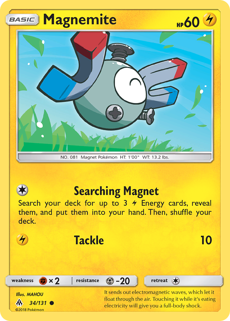 Magnemite (34/131) [Sun & Moon: Forbidden Light] | Play N Trade Winnipeg