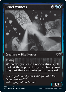 Cruel Witness [Innistrad: Double Feature] | Play N Trade Winnipeg