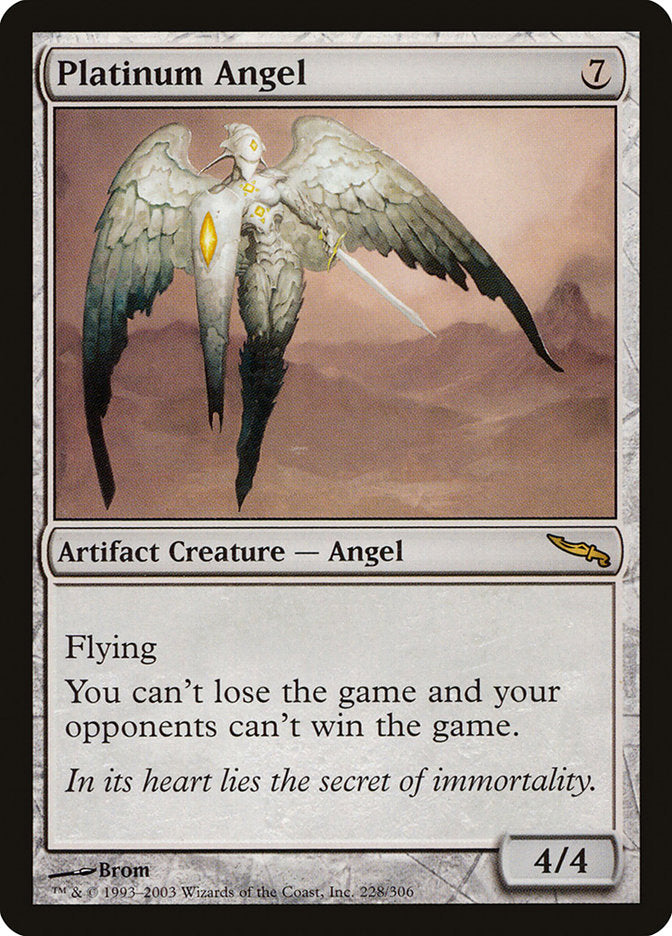 Platinum Angel [Mirrodin] | Play N Trade Winnipeg