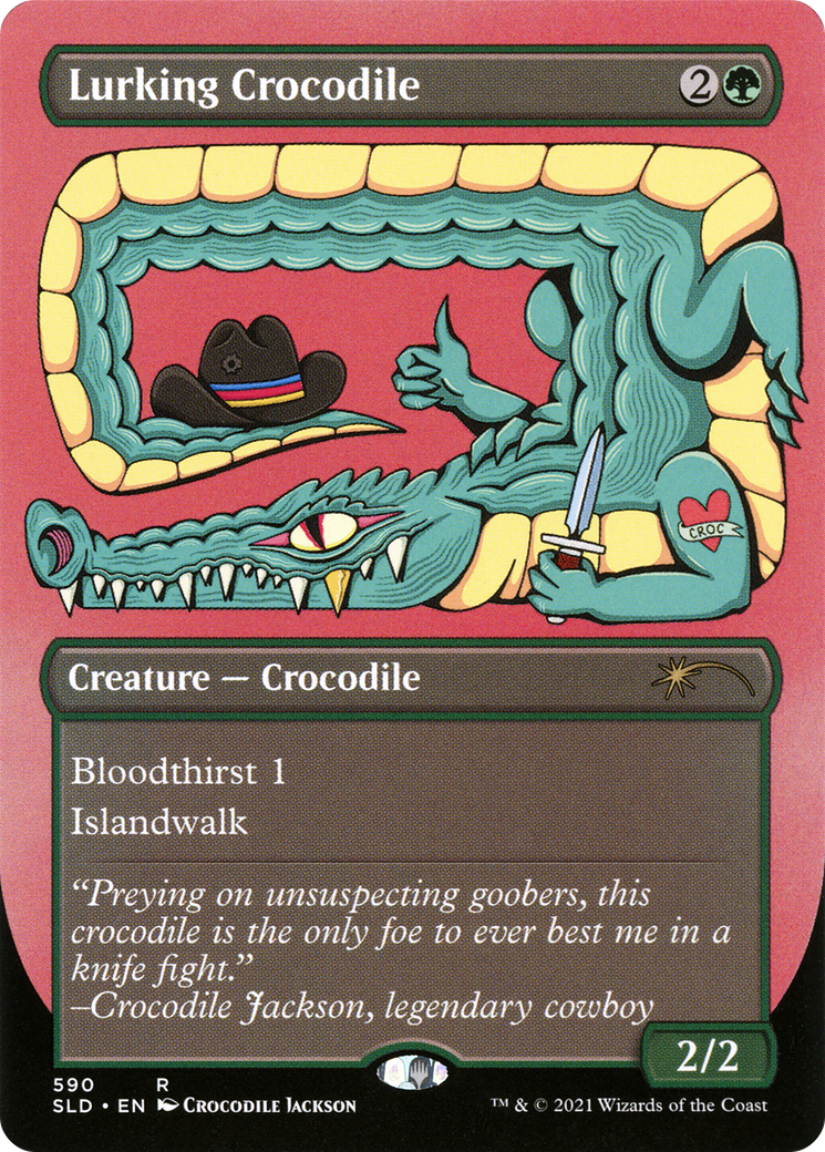 Lurking Crocodile [Secret Lair Drop Promos] | Play N Trade Winnipeg