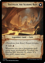 Brass's Tunnel-Grinder // Tecutlan, the Searing Rift [The Lost Caverns of Ixalan Prerelease Cards] | Play N Trade Winnipeg