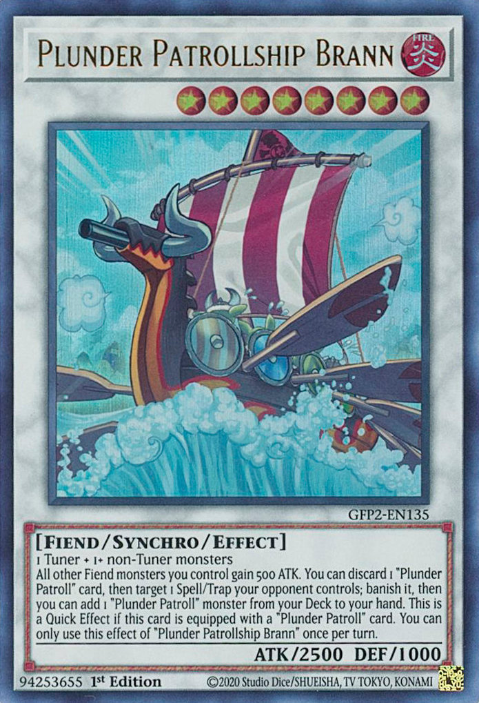 Plunder Patrollship Brann [GFP2-EN135] Ultra Rare | Play N Trade Winnipeg