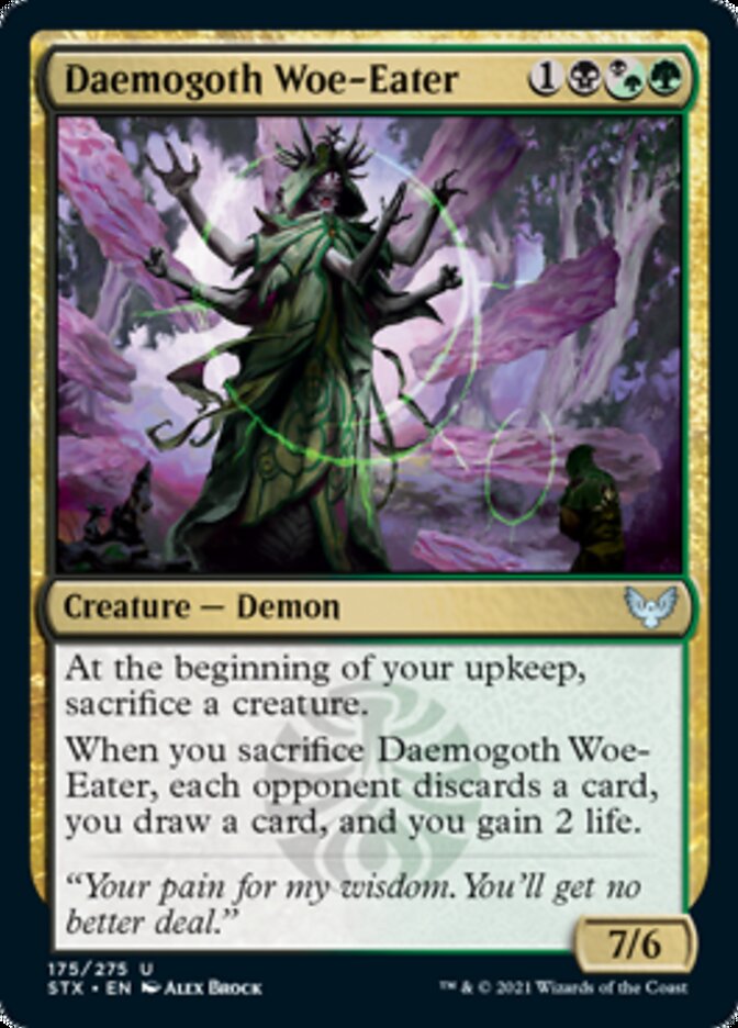 Daemogoth Woe-Eater [Strixhaven: School of Mages] | Play N Trade Winnipeg