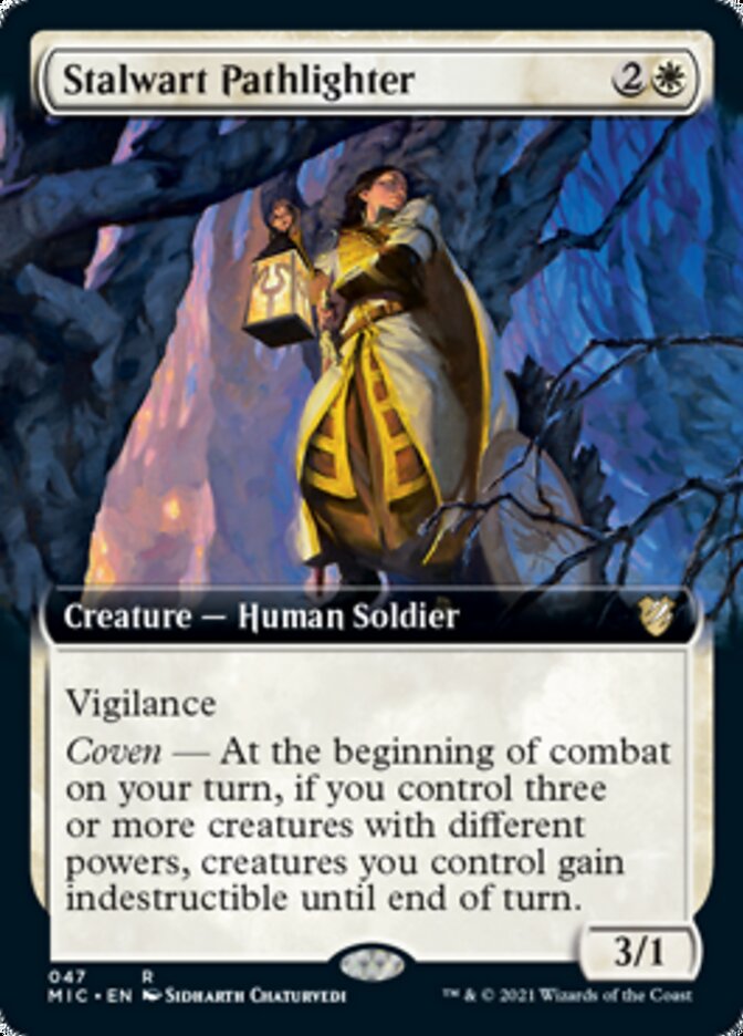 Stalwart Pathlighter (Extended) [Innistrad: Midnight Hunt Commander] | Play N Trade Winnipeg