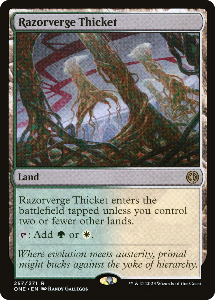 Razorverge Thicket [Phyrexia: All Will Be One] | Play N Trade Winnipeg