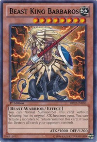 Beast King Barbaros [BP02-EN080] Rare | Play N Trade Winnipeg