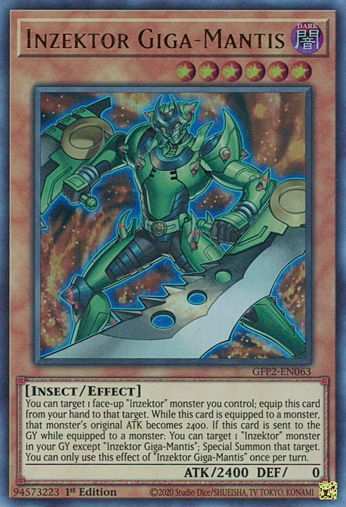 Inzektor Giga-Mantis [GFP2-EN063] Ultra Rare | Play N Trade Winnipeg