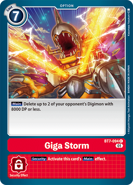 Giga Storm [BT7-094] [Next Adventure] | Play N Trade Winnipeg