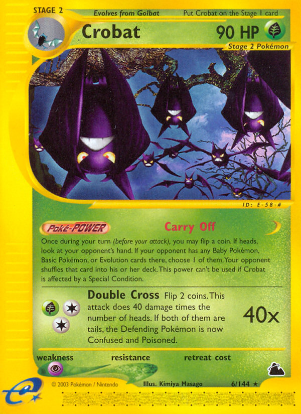 Crobat (6/144) [Skyridge] | Play N Trade Winnipeg