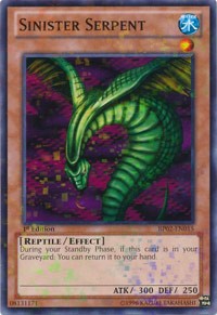 Sinister Serpent [BP02-EN015] Mosaic Rare | Play N Trade Winnipeg