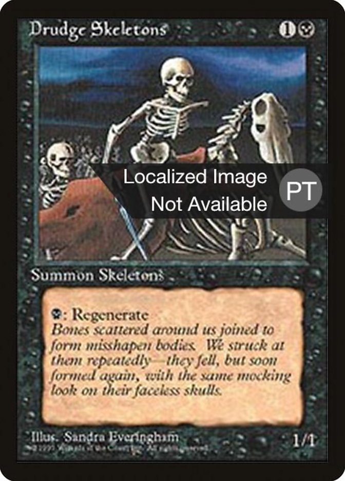 Drudge Skeletons [Fourth Edition (Foreign Black Border)] | Play N Trade Winnipeg