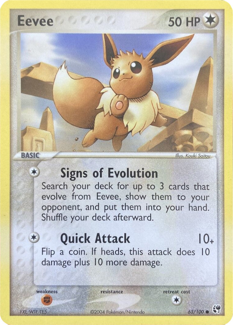 Eevee (63/100) [EX: Battle Stadium] | Play N Trade Winnipeg