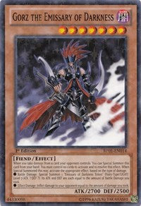 Gorz the Emissary of Darkness [BP01-EN014] Starfoil Rare | Play N Trade Winnipeg