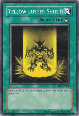 Yellow Luster Shield [IOC-EN037] Common | Play N Trade Winnipeg