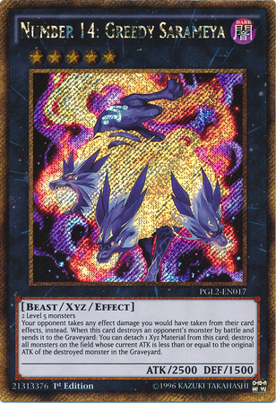 Number 14: Greedy Sarameya [PGL2-EN017] Gold Secret Rare | Play N Trade Winnipeg