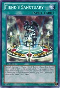 Fiend's Sanctuary [BP01-EN076] Starfoil Rare | Play N Trade Winnipeg