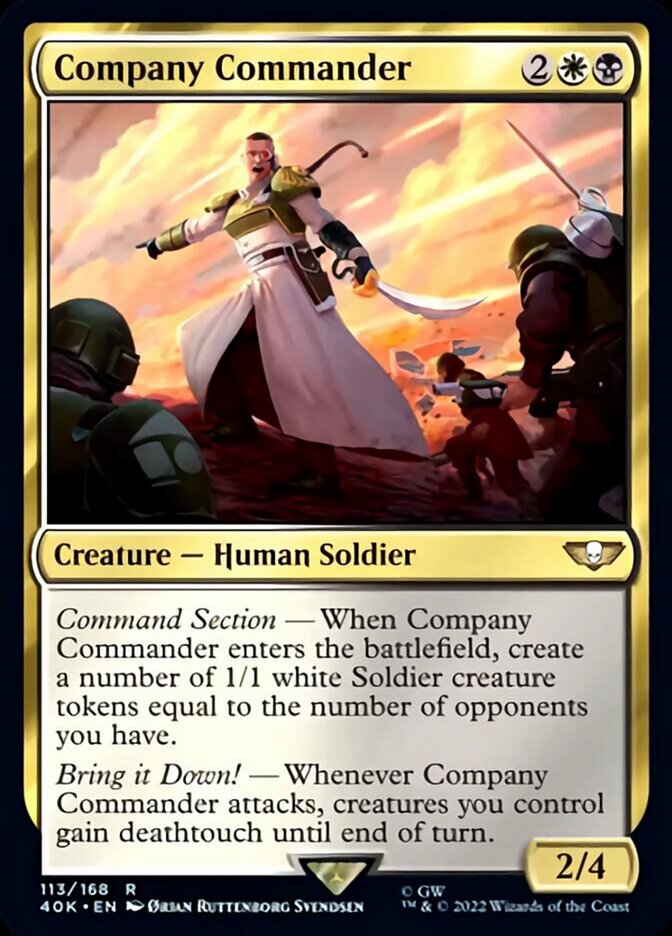 Company Commander [Universes Beyond: Warhammer 40,000] | Play N Trade Winnipeg