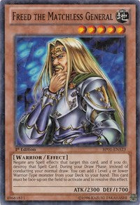 Freed the Matchless General [BP01-EN123] Starfoil Rare | Play N Trade Winnipeg