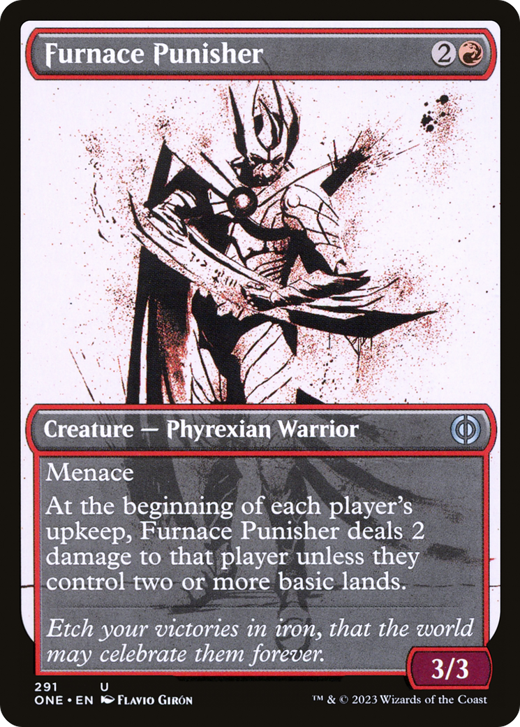 Furnace Punisher (Showcase Ichor) [Phyrexia: All Will Be One] | Play N Trade Winnipeg