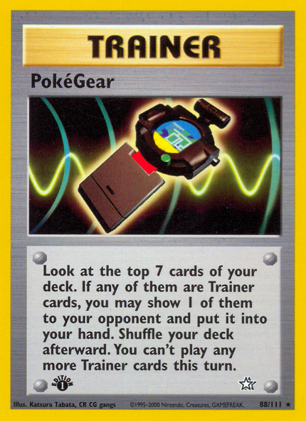 PokeGear (88/111) [Neo Genesis 1st Edition] | Play N Trade Winnipeg