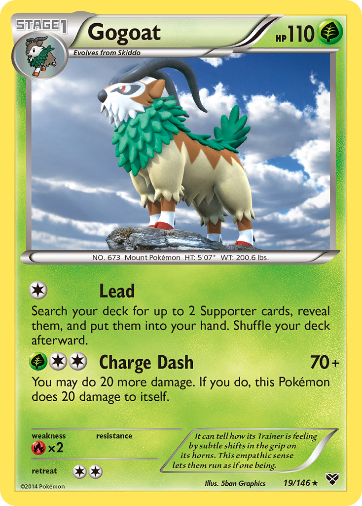 Gogoat (19/146) [XY: Base Set] | Play N Trade Winnipeg