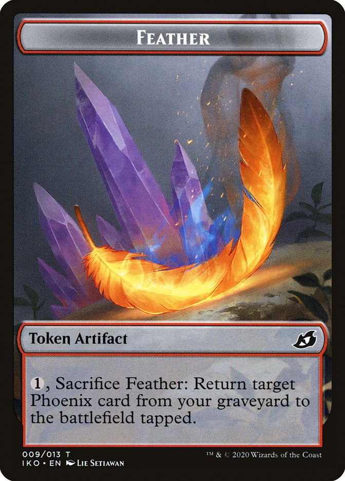 Feather [Ikoria: Lair of Behemoths Tokens] | Play N Trade Winnipeg