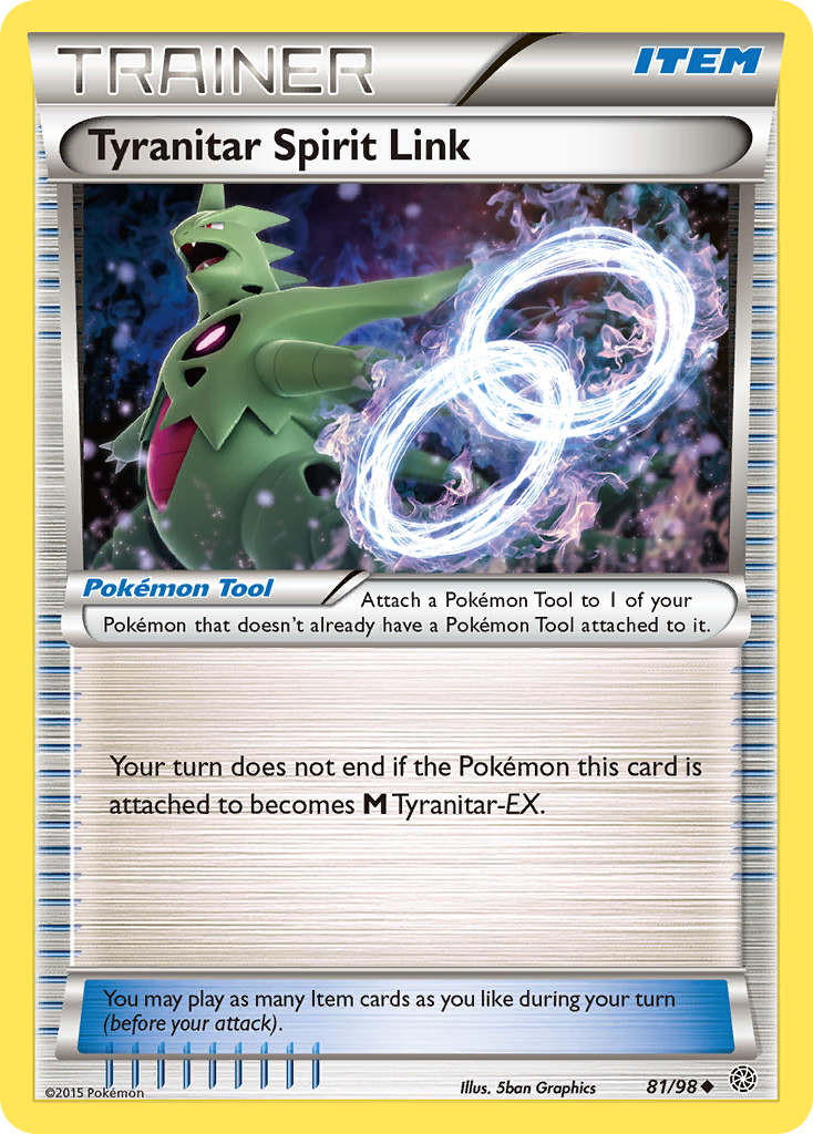 Tyranitar Spirit Link (81/98) [XY: Ancient Origins] | Play N Trade Winnipeg