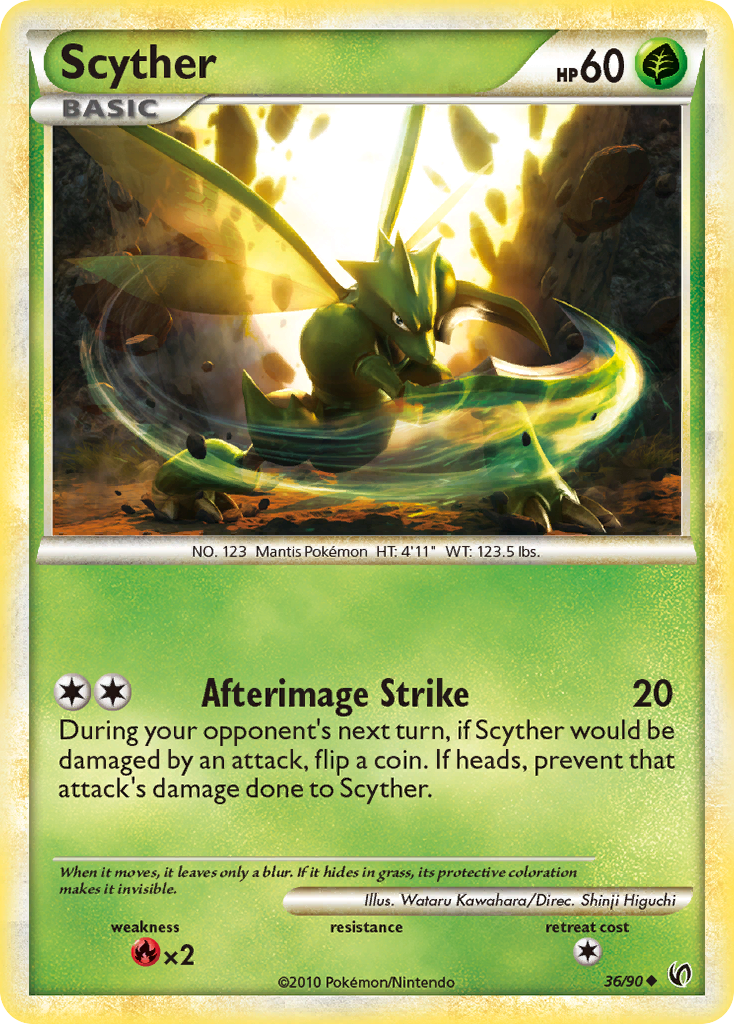 Scyther (36/90) [HeartGold & SoulSilver: Undaunted] | Play N Trade Winnipeg