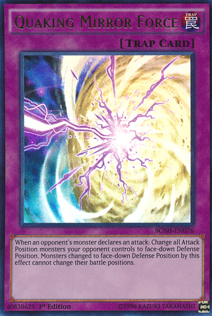 Quaking Mirror Force [BOSH-EN076] Ultra Rare | Play N Trade Winnipeg