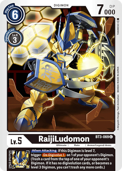 RaijiLudomon [BT3-069] [Release Special Booster Ver.1.5] | Play N Trade Winnipeg