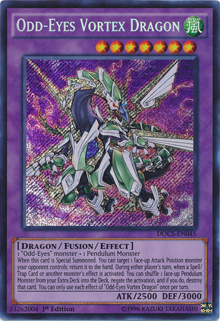 Odd-Eyes Vortex Dragon [DOCS-EN045] Secret Rare | Play N Trade Winnipeg