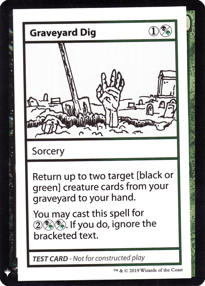 Graveyard Dig [Mystery Booster Playtest Cards] | Play N Trade Winnipeg