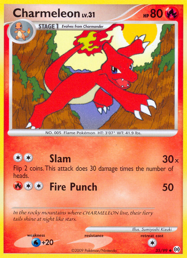 Charmeleon (35/99) [Platinum: Arceus] | Play N Trade Winnipeg