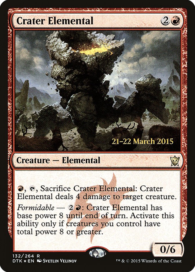 Crater Elemental  [Dragons of Tarkir Prerelease Promos] | Play N Trade Winnipeg